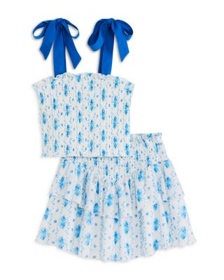 Girls' Sunny Printed Tie Top & Brooke Skirt - Big Kid