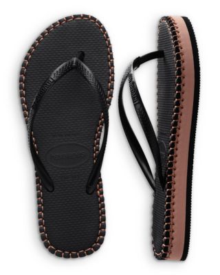 Women's Slim Loop Flatform Flip Flop Sandals