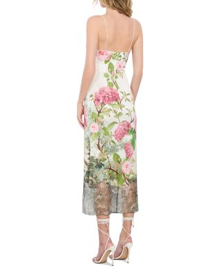 Julietta Cutaway Lace Trim Dress