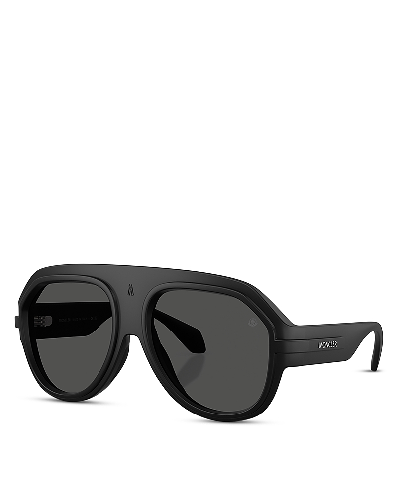 Moncler Unisex Fynder Sunglasses, Me8012u In Matte Black