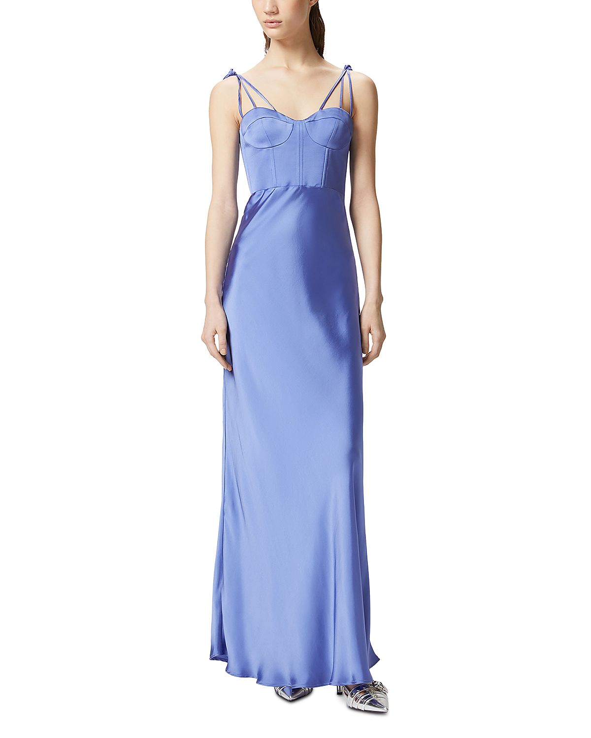 Pinko Occhione Satin Dress
