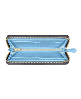 Long Leather Zip Wallet