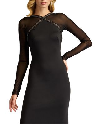 Savoy Sheer Sleeve Gown