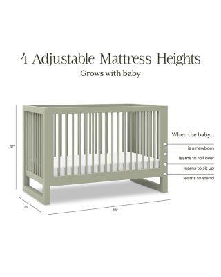 Nantucket 3-in-1 Convertible Crib with Toddler Bed Conversion Kit