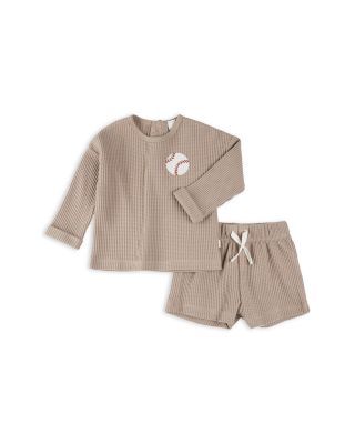 FIRSTS by petit lem - Boys' Thermal Top & Shorts Set - Baby