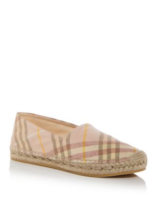 【送料&関税込】Burberry Check Mews Espadrilles Burberry Check Mews Espadrilles | Neutrals | FARFETCH