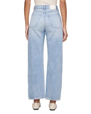 Karmine High Rise Refined Wide Leg Jeans in Vintage Light