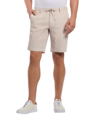 Fornillo Seersucker Relaxed Fit 8" Shorts