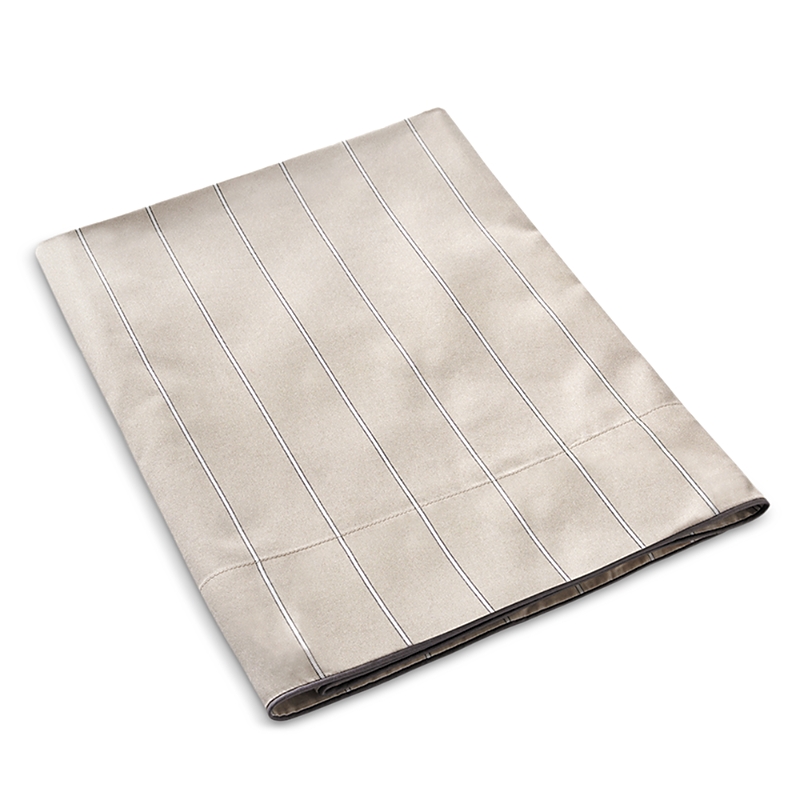 Anne De Solene Journey Striped Sateen Flat Sheet, King