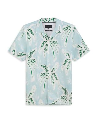 Boche Relaxed Fit Tropical Palm Tree Shirt