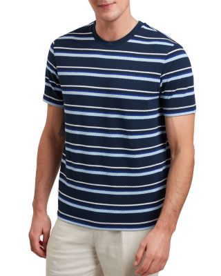 Gorano Textured Striped Tee