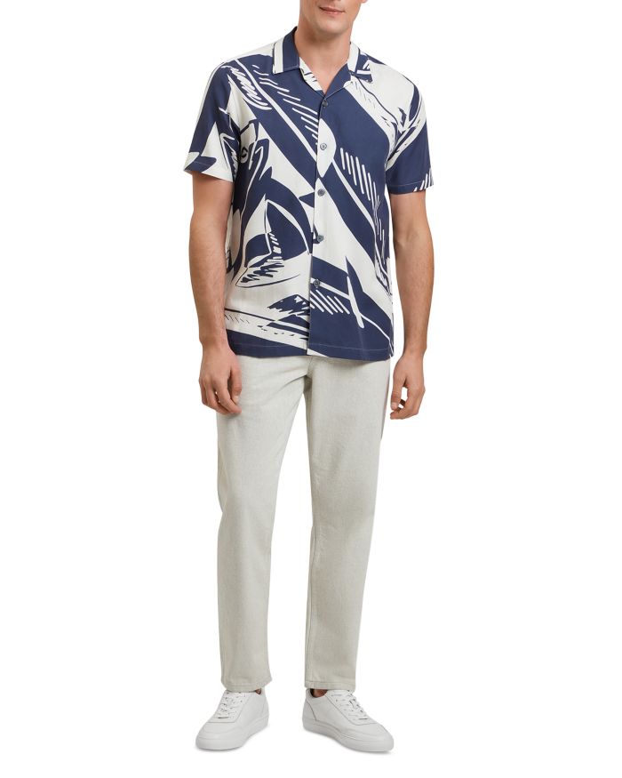 Ted Baker Heukels Relaxed Fit Fish Shirt