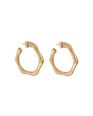  Bamboo Hoop Earrings
