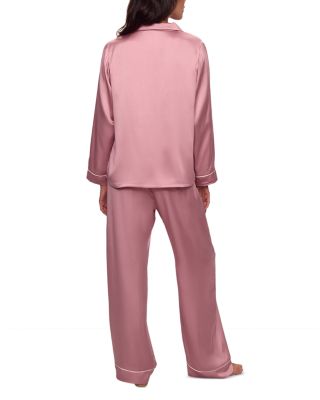 Inez Washable Silk Long Pajama Set