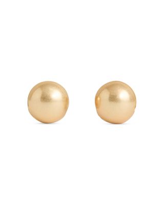 REISS - Pollie Polished Ball Huggie Hoop Earrings