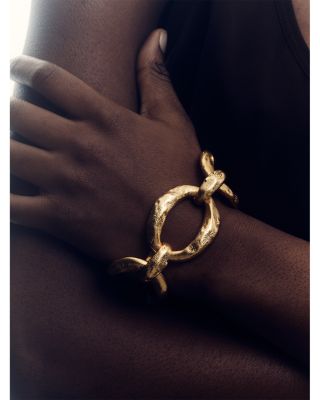 Monika Molten Link Leather Slider Bracelet