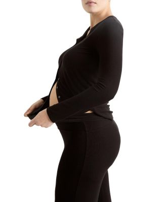 The Softest Rib Over/Under Bump Relaxed Pant