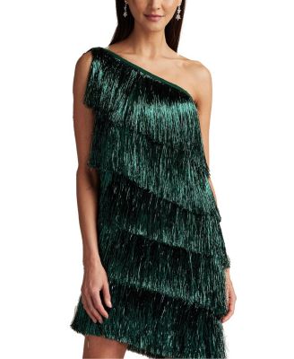 Sonny Metallic Fringe Mini Dress