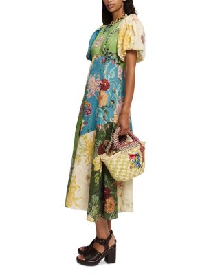 Avery Spliced Midi Dress