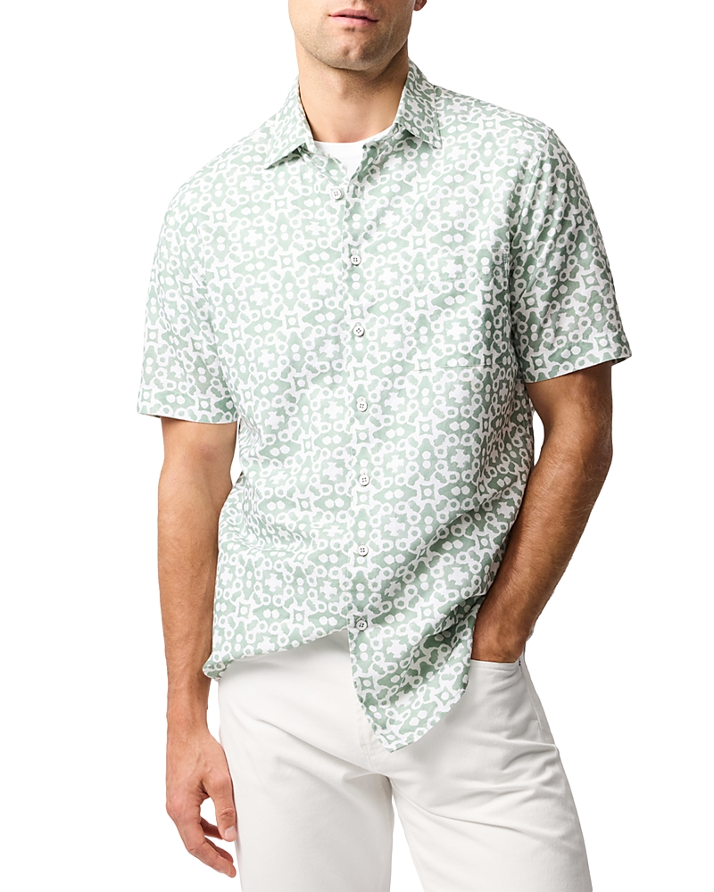 Rodd & Gunn Palliser Bay Regular Fit Short Sleeve Linen Shirt