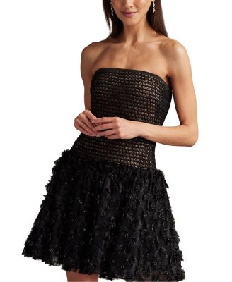 Lula Flower Embellished Mini Dress