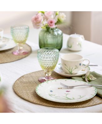 Boston Pearl Crystal Goblet, Set of 4