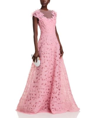 Organza Floral Gown