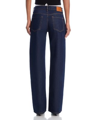 Low Rise Straight Leg Jeans in Havana Night
