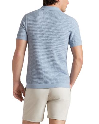 Johnny Collar Short Sleeve Polo Sweater