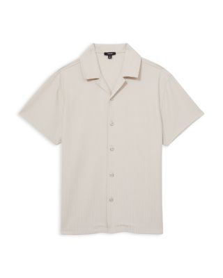 Warwick Short Sleeved Textured Cuban Regular Fit Shirt