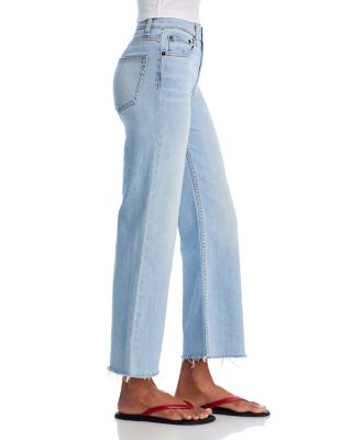Cropped Wide Leg Jeans in Zuma