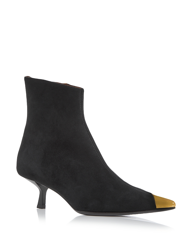 Giuseppe Zanotti Women's 50mm Suede Toe Cap Bootie