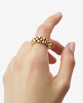 Gold Statement Parker Ring