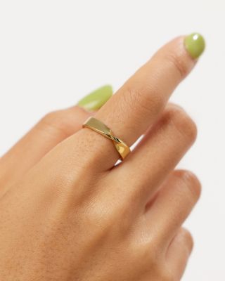 Gold Band Ring - Eliora