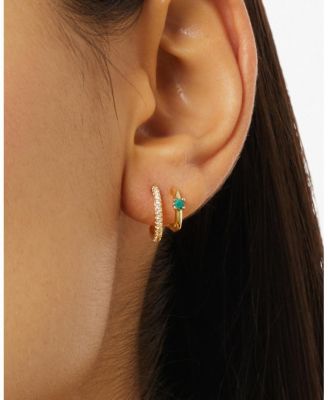 Double Hoop Earrings - Percy