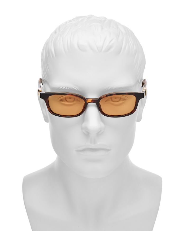 Confidential Rectangle Sunglasses, 51mm