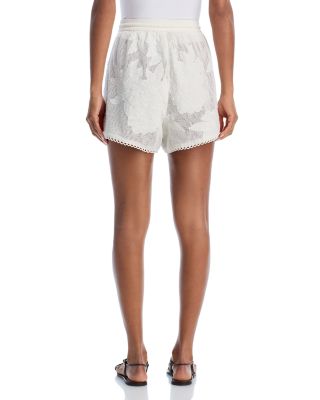 FARM Rio White Flower Shorts | Bloomingdale's