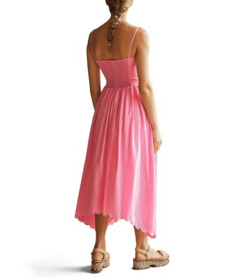 CLAVELL Scallop Midi Dress