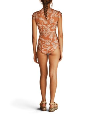 BUTA Panelled Cap Sleeve One Piece