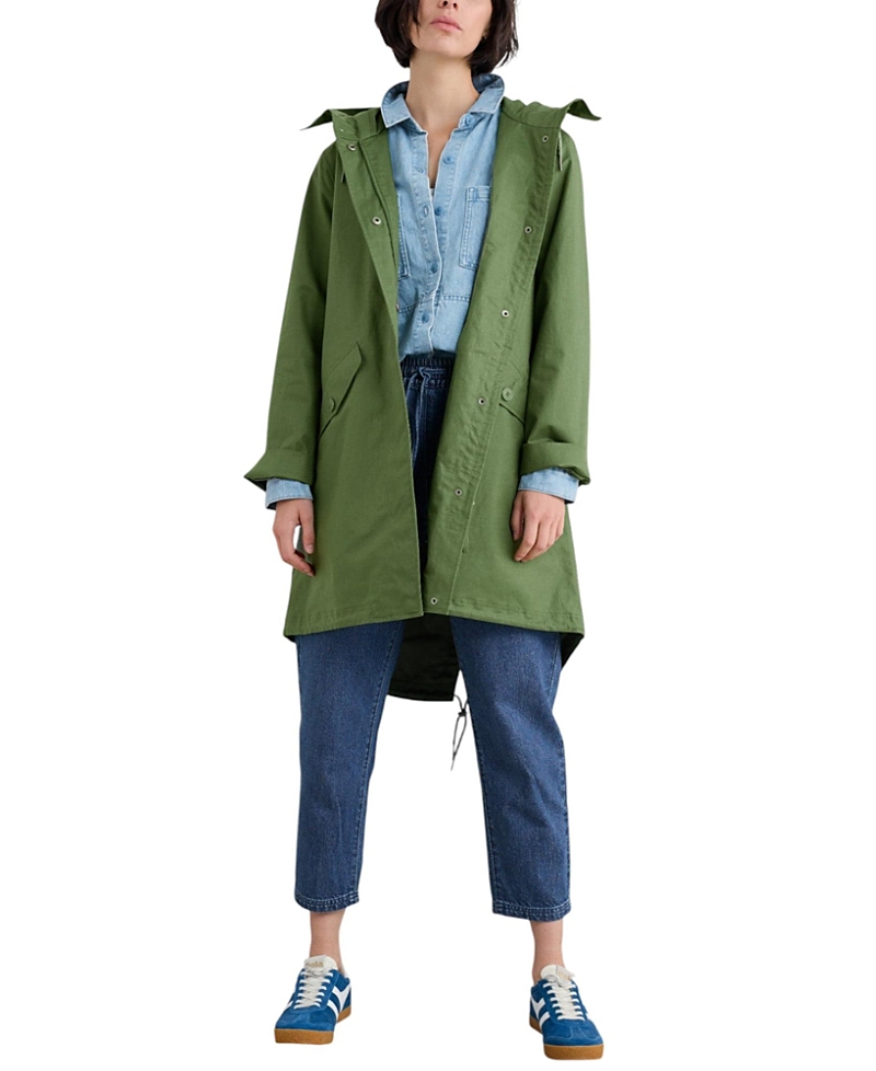Seasalt Cornwall Women's Seafaring Coat In Green