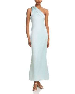 Line & Dot - Daniella Satin One Shoulder Dress