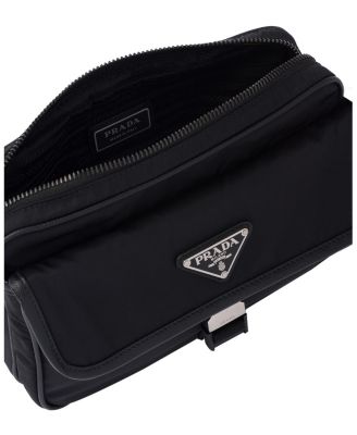 Re-Nylon and Saffiano Leather Shoulder Bag