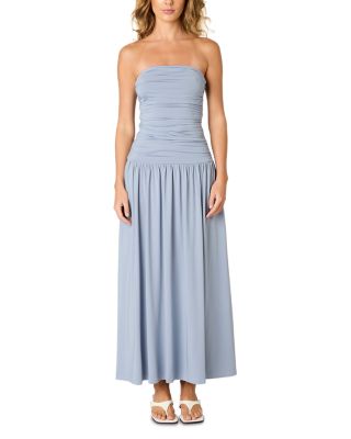 Santal Strapless Drop Waist Maxi Dress