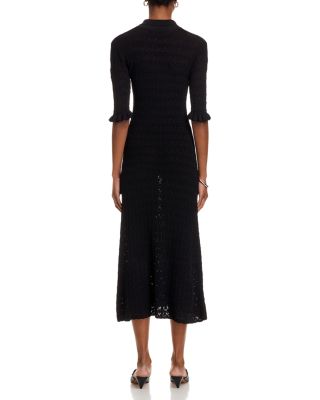 Rue Pointelle Midi Dress