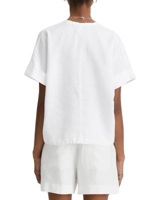 Dolman Sleeve Linen Top