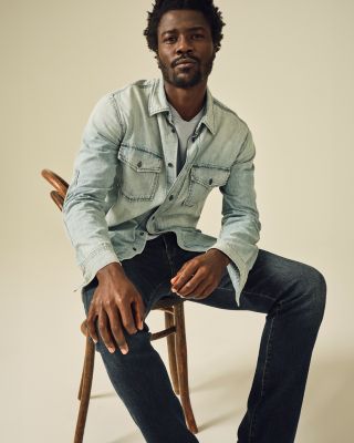Cairo Denim Utility Shirt in Tempo