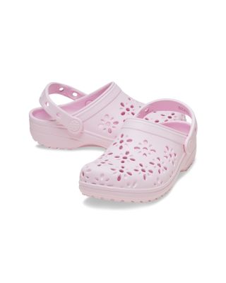 Unisex Classic Floral Cut Out Clogs - Toddler, Little Kid, Big Kid