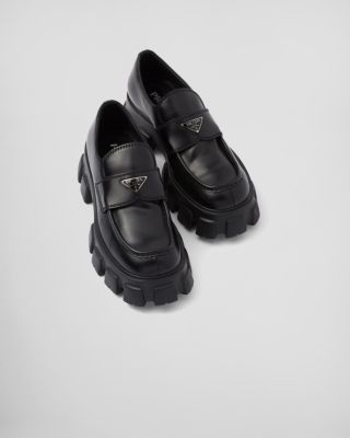 Men's Monolith Brushed Leather Loafers