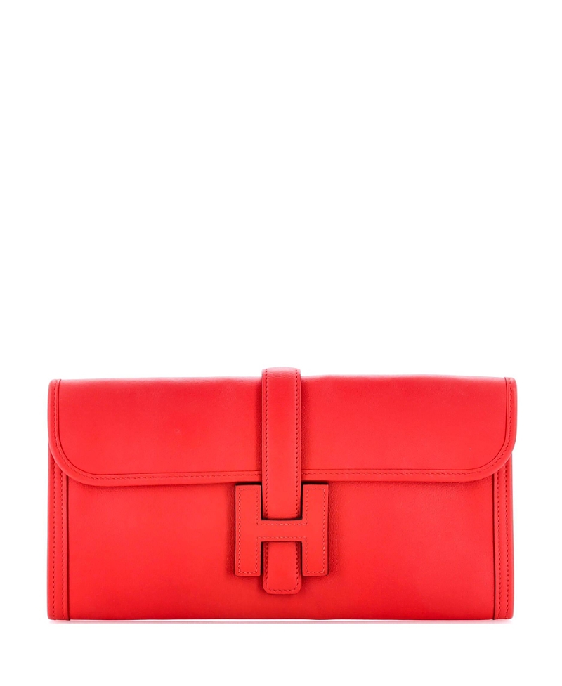 PRE-OWNED HERMES PRE-OWNED HERMES 29 JIGE ELAN CLUTCH SWIFT