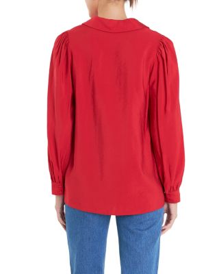 Women's Scallop Collared Dress Shirt